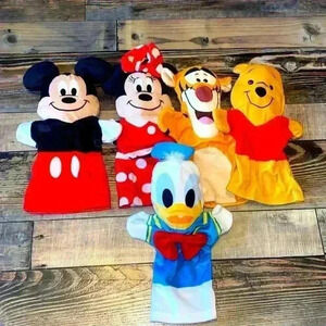 Disney Melissa & Doug puppets set of 5